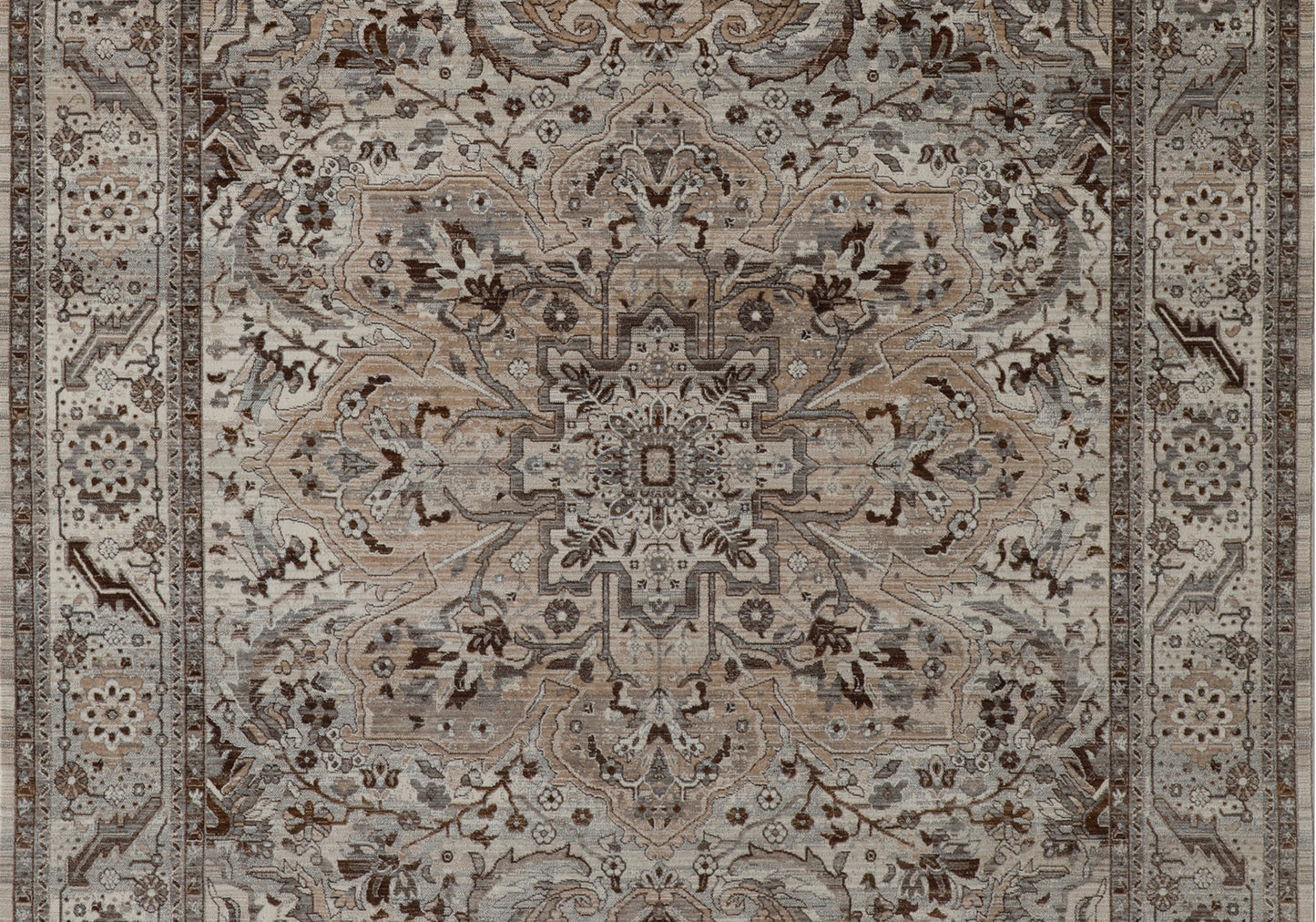 Tapis Décoratif 7/24 - 0737A BEIGE-GRIS