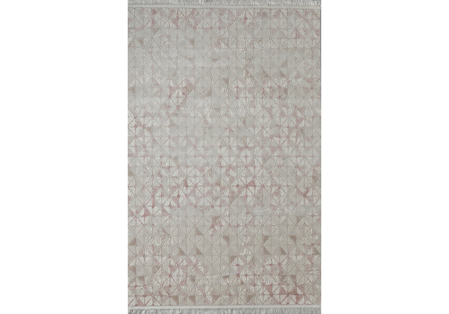 Tapis Décoratif MEDUSA - 5674A ROSE FONCÉ - BEIGE FONCÉ