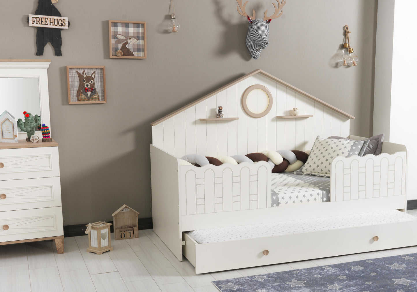 Ensemble Chambre Bébé Beige ATLAS