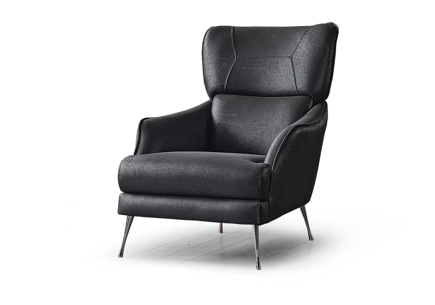 Fauteuil Moderne Noir KARACA