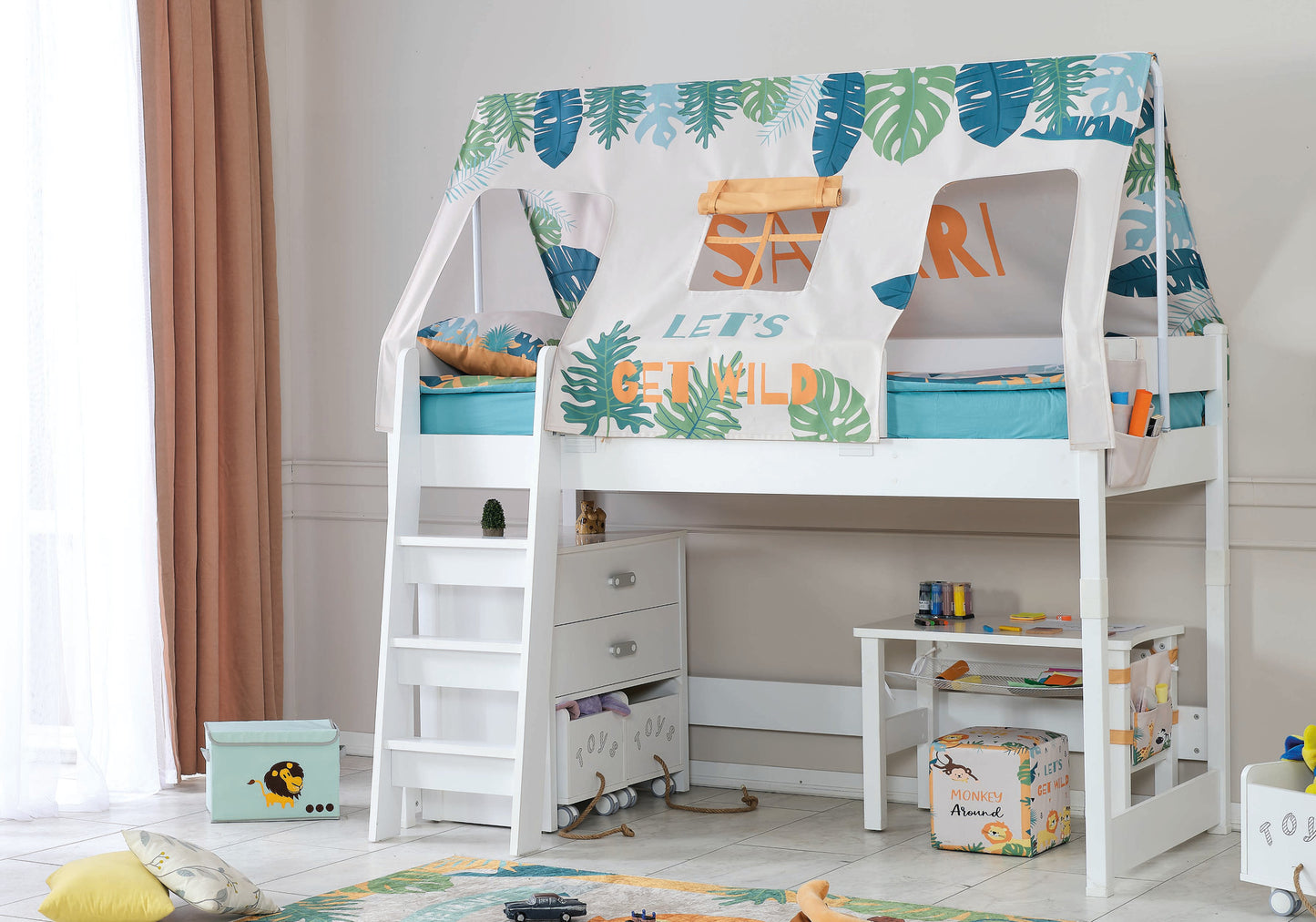 Ensemble de chambre d'enfant Montessori MY WORLD SAFARI