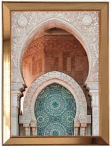 Peinture d'architecture marocaine