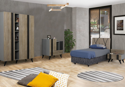 Ensemble de chambre jeune GLAM moderne