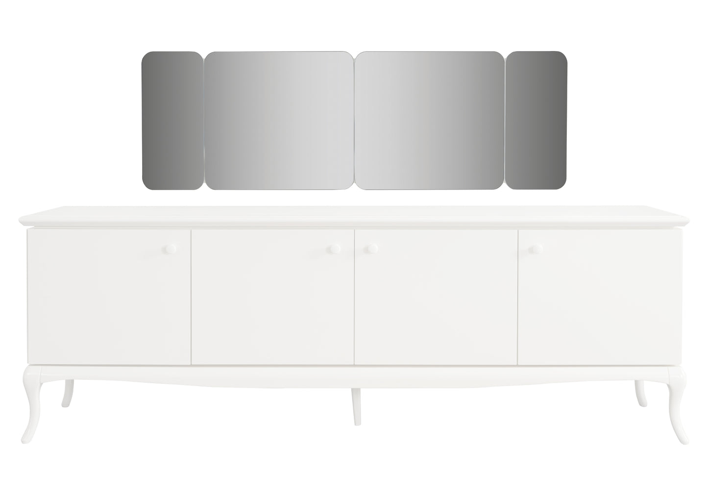 Miroir console blanc ART