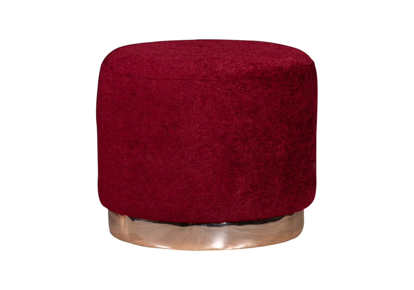 Pouf Moderne Rouge Claret LEVANTE