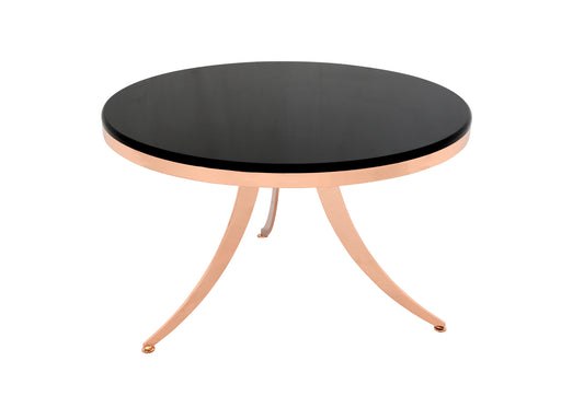 Table basse ronde Pion noire OREO