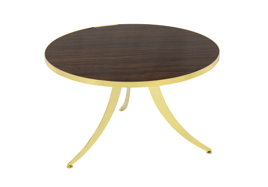 Table basse ronde Pion noyer latin OREO