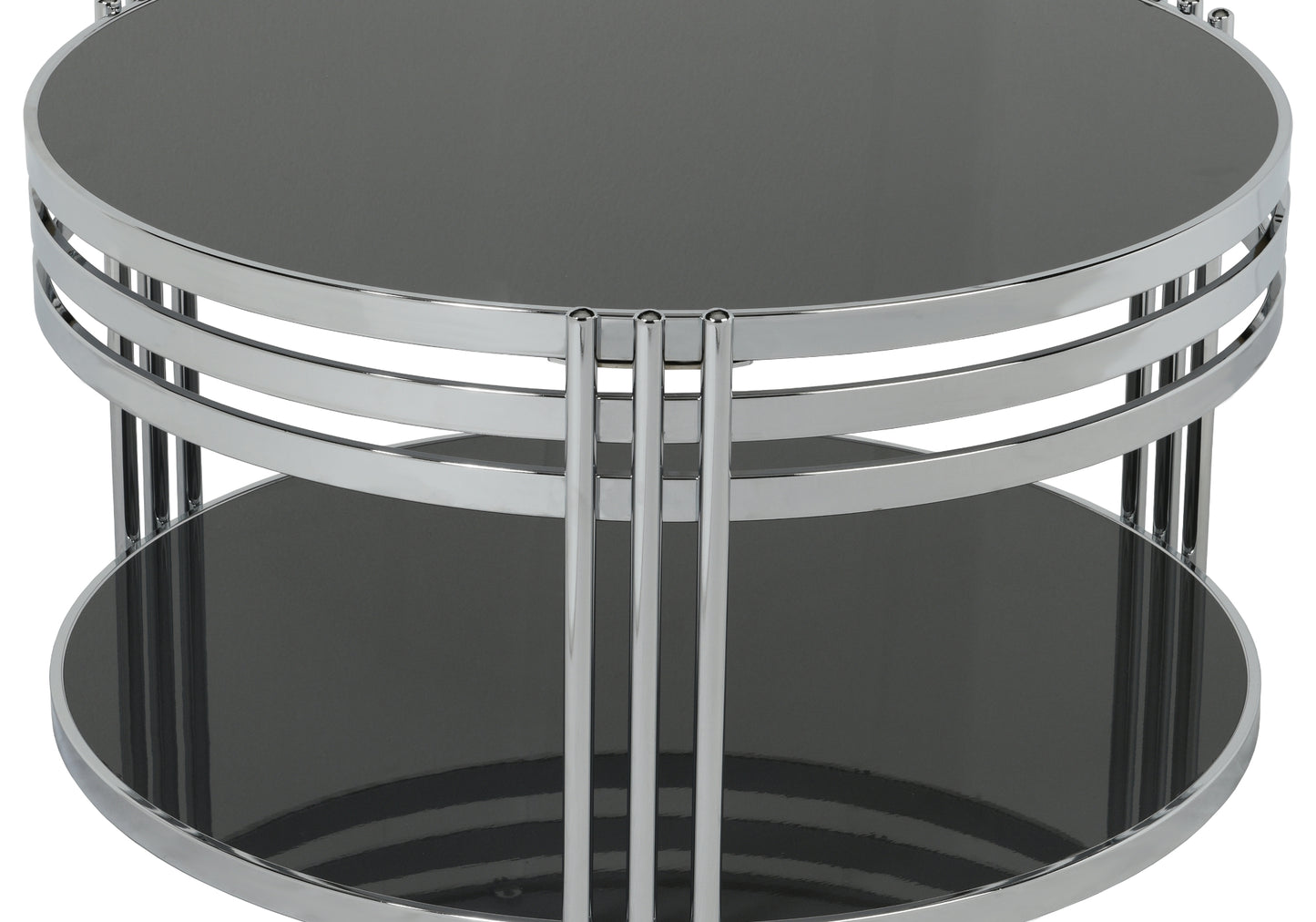 Table Basse Ronde Anthracite ZEUS