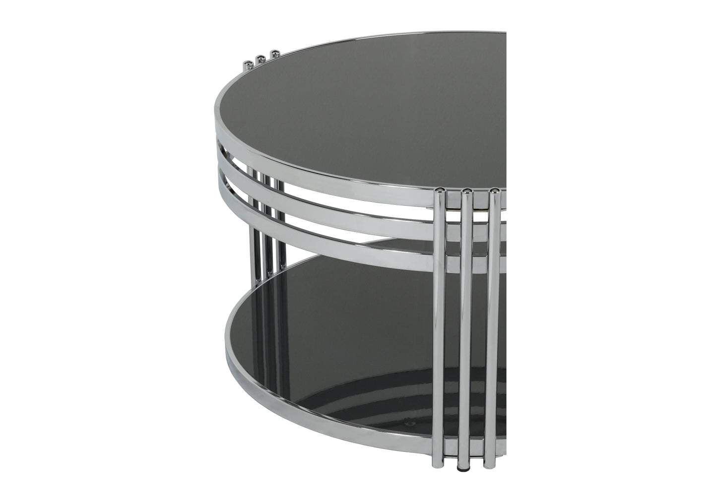 Table Basse Ronde Anthracite ZEUS