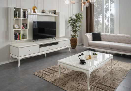 Ensemble Meuble TV Blanc ART