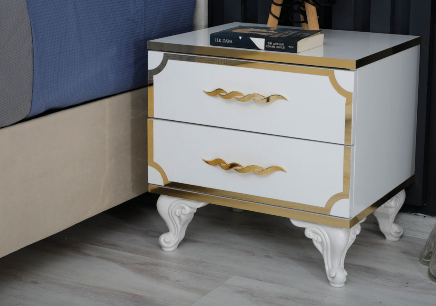 Ensemble de chambre moderne blanc KARACA