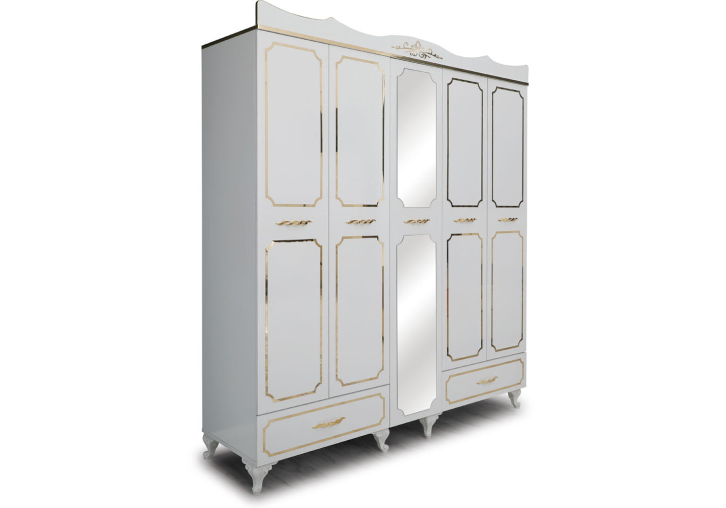 Ensemble de chambre moderne blanc KARACA